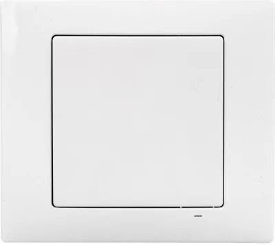 Image de Émetteur radio avec bouton-poussoir 2 canaux blanc, RNK-02/W, exta free Zamel