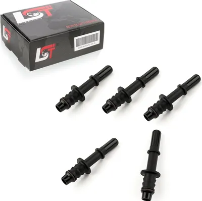 Produktbild von 5x Gegenstück Schnellverschluss Kraftstoffleitung lang 7,89 x 8mm für OPEL VOLVO