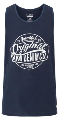 Produktbild von BLEND BHWalex Herren Tank Top Sport-Shirt Muscle-Shirt mit Print 100% Baumwolle Regular fit