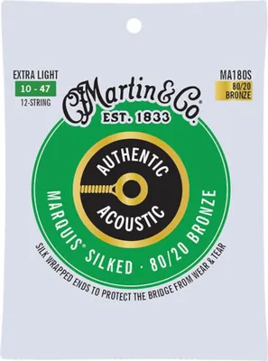 Produktbild von Martin MA180S - Marquis silked 80/20 Bronze 12-string - extra light (010-047)