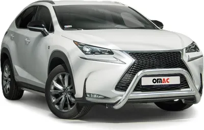 Immagine prodotto di Barra di protezione del paraurti anteriore per Lexus NX 2014-2025 con ABE acciaio argento