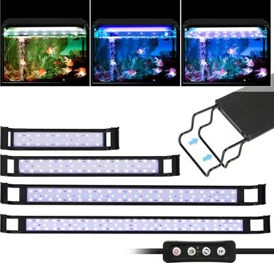 Zdjęcie produktu dla TolleTour 90–110 cm – lampa LED do akwarium, pełne spektrum, do ryb słodkowodnych