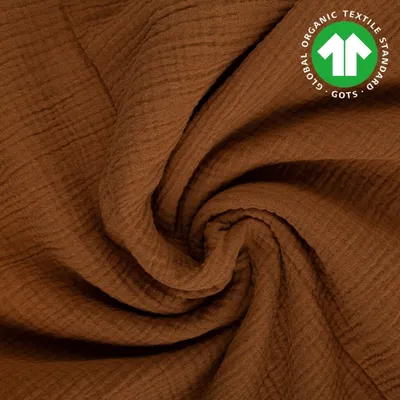 Produktbild von Baumwolle Musselin double gauze Kürbis (Pumpkin Spice)
