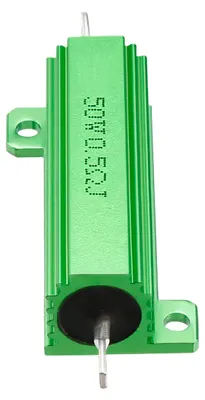 Produktbild von 2stk. Aluminium Geh?use Widerstand Leistungswiderstand Grš¹n 50W 0,5 Ohm