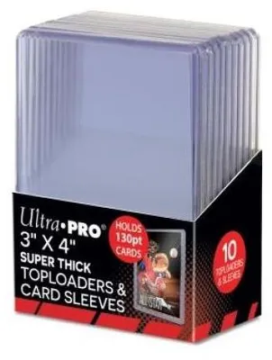 Image de UP Topload & Card Sleeves 3 x 4" 130pt (10 ct.)