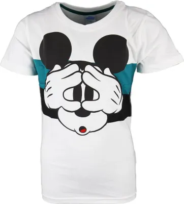 Produktbild von Disney Mickey Maus Kinder kurzarm T-Shirt – 140 / Blau