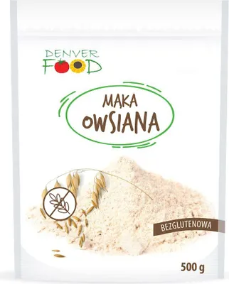 Zdjęcie produktu dla MĄKA OWSIANA BEZGLUTENOWA 500 g - DENVER FOOD
