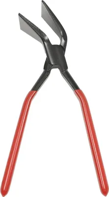 Produktbild von Blechbiegzangen - Set 3-teilig - Gerade, 45° und 90° Backen - Falzzange/Biegezange - Rot