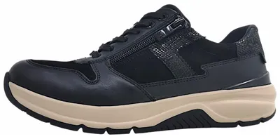 Immagine prodotto di Caprice: Scarpe sportive da ginnastica, modello stringato, colore nero, ideali per il tempo libero