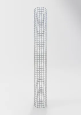Produktbild von Gabionensäule rund 32 cm Durchmesser, 230 cm Höhe, Maschenweite 5 cm x 5 cm