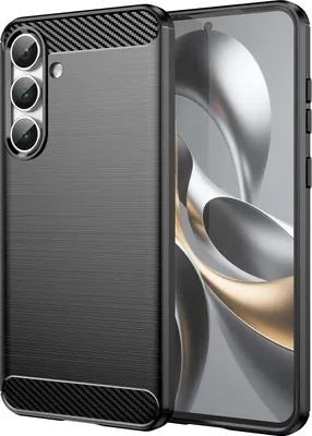 Immagine prodotto di Custodia per Samsung Galaxy S25 FE - Cover posteriore in silicone Phonesta Carbon - Nero