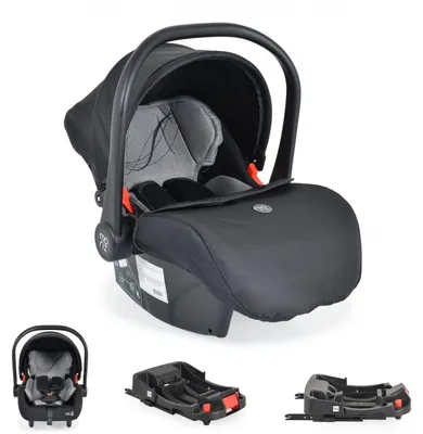Produktbild von Moni Babyschale Multi Set mit Isofixbasis Royal, i-Size (40 - 87cm) Gruppe 0+ grau