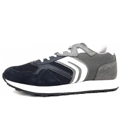 Produktbild von Geox U Vincit Herrenschuhe Schnürschuhe Sneaker Blau Freizeit, Schuhgröße:43 EU