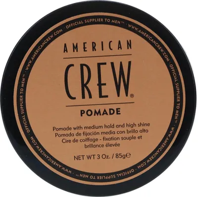 Image de American Crew, Pomade, Hair Styling Pomade, Medium Hold, 85 g