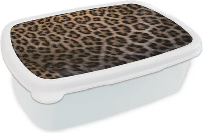 Produktbild von KitchenYeah® Lunchbox Brotzeit Brotdose 17x11 cm Panther Druck Kinder Brotzeitdose - Lunch Box - Kinder - Sandwich-Box - Schulbox - Lunch Boxen