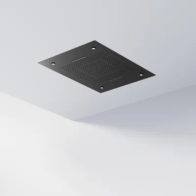 Produktbild von Steinberg Serie 390 Sensual Rain Regenpaneel, LED-Beleuchtung, Komplettset, 3-strahlig, Easy-Clean, 600x800mm, 3906832S