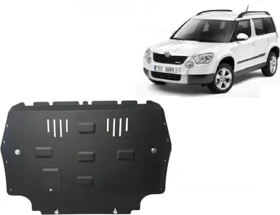 Immagine prodotto di Protezione antincastro in acciaio per motore e cambio della Skoda Yeti