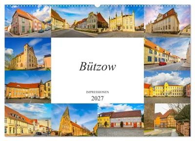 Produktbild von Bützow Impressionen (Wandkalender 2027 DIN A2 quer), CALVENDO Monatskalender