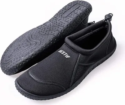 Produktbild von Badeschuhe Damen Schwimmschuhe Neopren Wasserschuhe Surfschuhe Strandschuhe 40 Schwarz