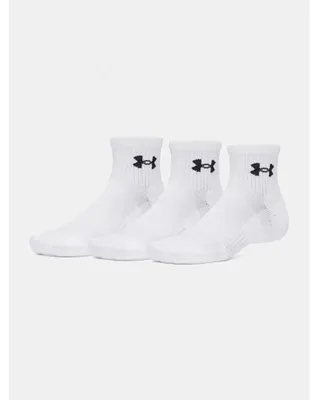 Zdjęcie produktu dla Skarpety UNDER ARMOUR PERFORMANCE Bawełna 3P QTR 6009686-100 BIAŁY rozmiar: L