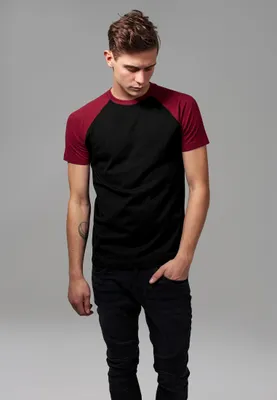 Produktbild von Urban Classics - RAGLAN Contrast T-Shirt schwarz - XL