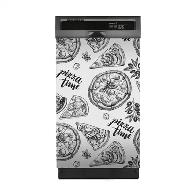 Produktbild von Magnete Dekorative 45x70 cm Küche Magnetmatte Spülmaschine - Pizza Italienische Küche