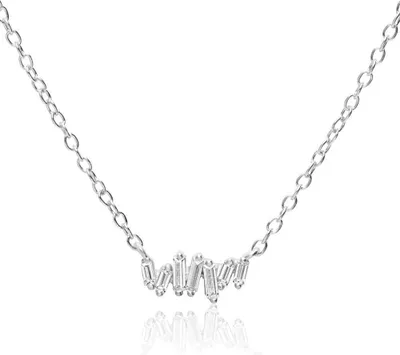 Produktbild von Unique Kette für Damen aus 925er Silber mit Zirkonia