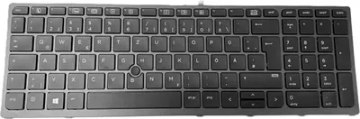 Image de FRANÇAIS - Clavier avec éclairage LED , Trackpoint compatible avec HP ZBook 15 G3 (T7V52EA)