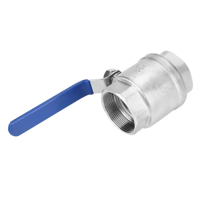 Image de Robinet à boisseau sphérique en deux parties à passage intégral, filetage intérieur, acier inoxydable 304, 2" DN50, 1000 WOG