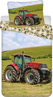 Produktbild von Leinen-Fotodruck Traktor 140x200, 70x90 cm