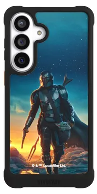 Produktbild von NIVOCASE Hülle für Samsung Galaxy S26+ Stoßfeste Handyhülle NIVOmax Case Schwarz Sonnenuntergang Star Wars The Mandalorian