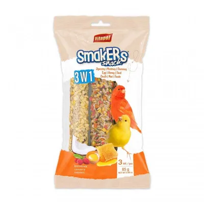 Obrázok produktu pre Vitapol Smakers 3 v 1 kanárik Snacks - vajíčko, med, ovocie - 85G