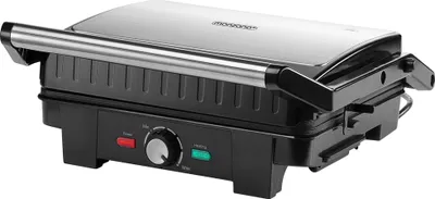 Produktbild von MONZANA® Kontaktgrill XXL 180° Klappbar Antihaftbeschichtung Cool-Touch-Griff Küche Tischgrill Sandwich Maker Elektrogrill Panini Toaster Raclette