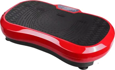 Produktbild von Bolt Edge Vibrationsplatte – Trilplatte für Fitness – 120 Vibrationsstufen – Mit Trainingsbändern und Fernbedienung – Rot