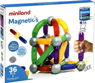 Productafbeelding van Een Miniland-speelset gebaseerd op magnetische constructie