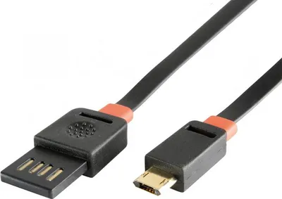 Obrázok produktu pre Kábel USBA-USBB micro 3m plochý kábel USBF3