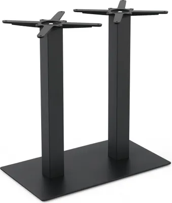 Produktbild von Doppelter Tischfuß aus Metall 72 cm schwarz - Oviala Milton