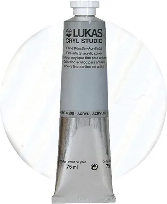 Immagine prodotto di Lukas Cryl Studio Vernice Acrilica Bianco Riflesso Fluorescente 75 ml 1 pz