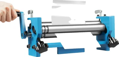 Produktbild von Rollenbiegemaschine, Maximalbreite 300 mm, Vielseitige Biegemöglichkeiten, Blau