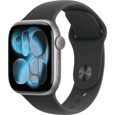 Produktbild von Apple Watch 11 42mm GPS+5G M/L Alu Sport space grau/schwarz
