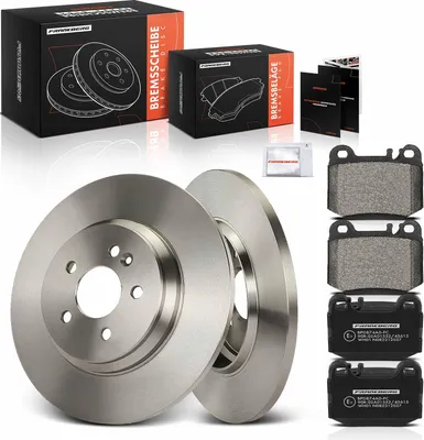 Produktbild von Frankberg 2x Bremsscheiben 4x Bremsbeläge Hinterachse für Mercedes-Benz M-Klasse W163