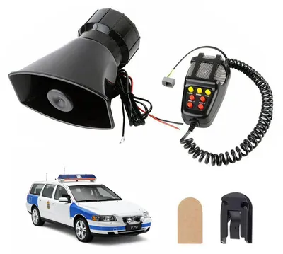 Produktbild von Signalhorn Autohupe Sirene - 12 V - 100 W - 7 Töne