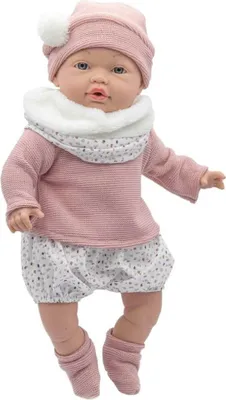 Obrázek produktu pro Reborn panenka Daniela pláče růžový šátek