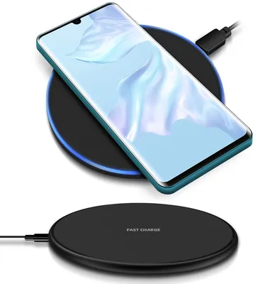 Produktbild von QI Wireless Schnell Ladegerät Huawei P30 Pro Kabellos Induktives Laden Charger