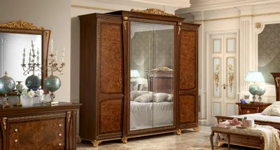Produktbild von Schrank MobilPiu Luxury Massivholz Schränke Kleiderschrank Schlafzimmer Neu