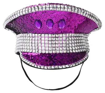Image de Casquette militaire pour femmes - Noir - Taille unique
