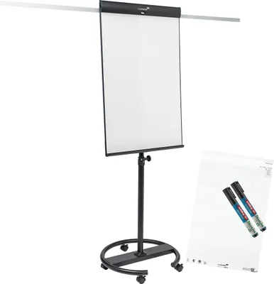 Zdjęcie produktu dla Legamaster SKETCH PRO mobilny flipchart okrągła podstawa, Stal, Chiny, 5 szt., 680 mm, 640 mm, 2050 mm