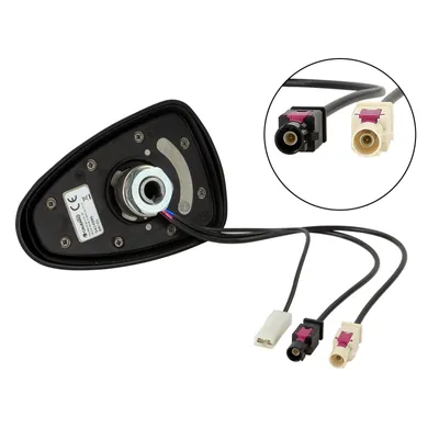 Produktbild von Calearo Shark 2 Combi Aktiv-Antenne SharkFin für AM/FM (FAKRA) & DAB+ (FAKRA) mit 12V Phantomspeisung