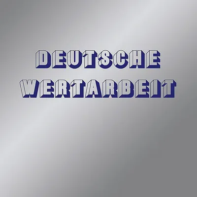 Obrázek produktu pro Deutsche Wertarbeit: Deutsche Wertarbeit