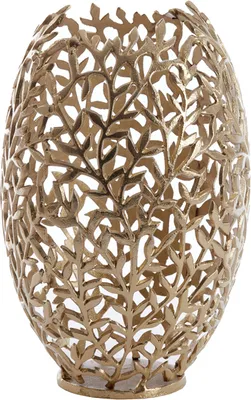Produktbild von Licht & Wohnen - Laterne FAMARO - Ø25x39cm - Gold